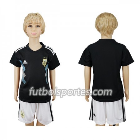 Camisetas Argentina Niño Segunda Equipacion Mundial 2018